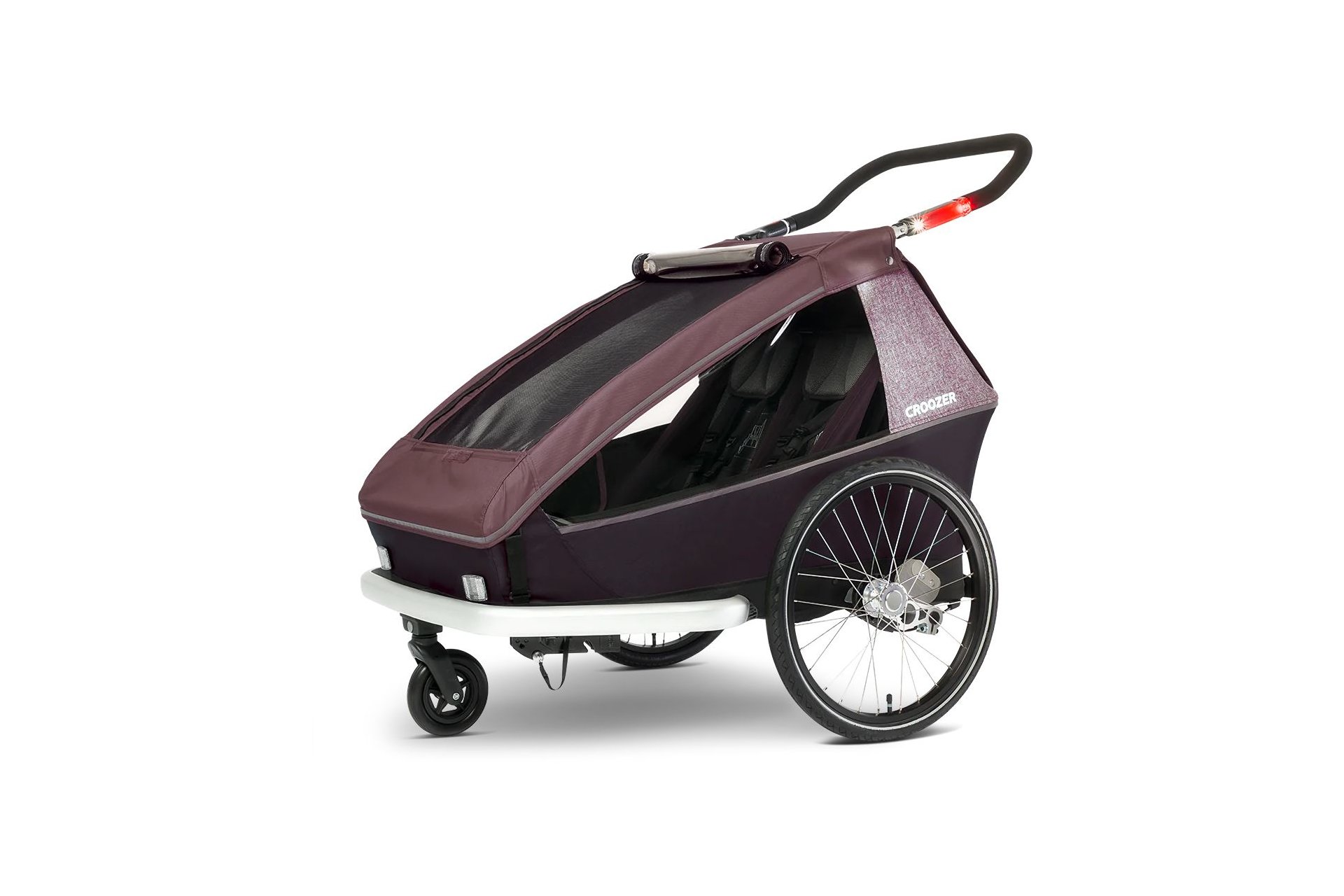 Croozer Kid Vaaya 2, Allseason-Geschwisterbundle – Bild 2