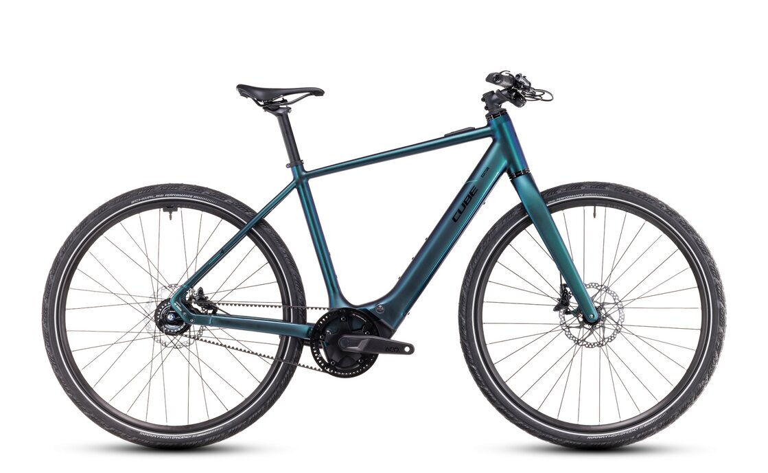 Cube Editor Hybrid SLT 400X - 400 Wh - 28 Zoll - Diamant - 2025 - Grün