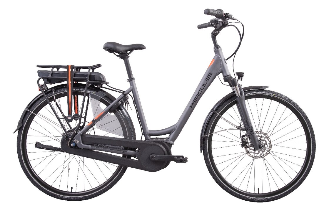 Hercules Nizza F7 NL - 500 Wh - 28 Zoll - Tiefeinsteiger - 2023 - Grau